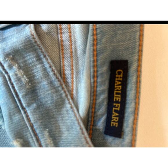 Lucky Brand Jeans Womens Size 14/32 Mid Rise Flare Light Wash Stretch Denim - Picture 4 of 5